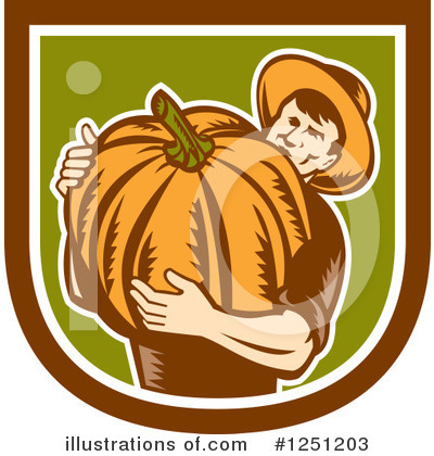 Pumpkin Clipart #1251203 by patrimonio