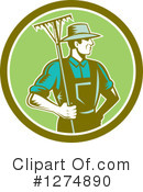 Farmer Clipart #1274890 by patrimonio