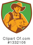 Farmer Clipart #1332106 by patrimonio