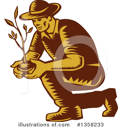 Planting Clipart #1358233 by patrimonio