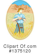 Farmer Clipart #1375120 by patrimonio