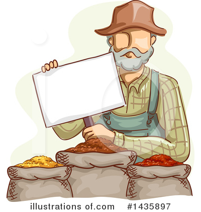 Royalty-Free (RF) Farmer Clipart Illustration by BNP Design Studio - Stock Sample #1435897