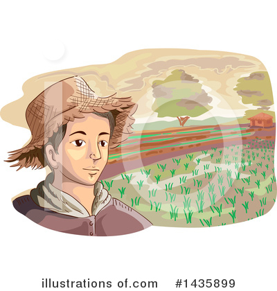 Royalty-Free (RF) Farmer Clipart Illustration by BNP Design Studio - Stock Sample #1435899