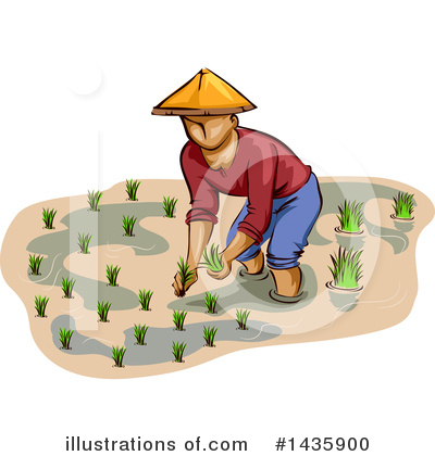 Royalty-Free (RF) Farmer Clipart Illustration by BNP Design Studio - Stock Sample #1435900