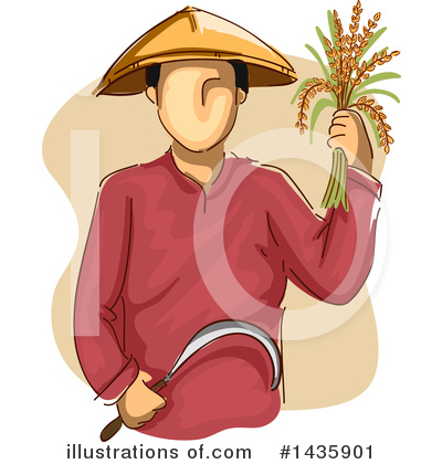Royalty-Free (RF) Farmer Clipart Illustration by BNP Design Studio - Stock Sample #1435901