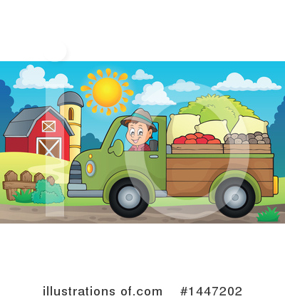 Royalty-Free (RF) Farmer Clipart Illustration by visekart - Stock Sample #1447202