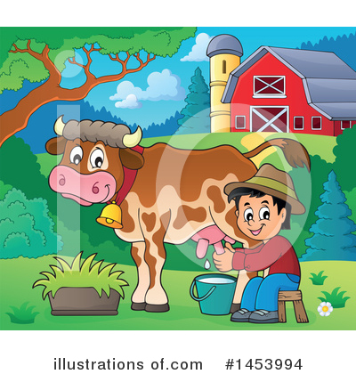 Royalty-Free (RF) Farmer Clipart Illustration by visekart - Stock Sample #1453994