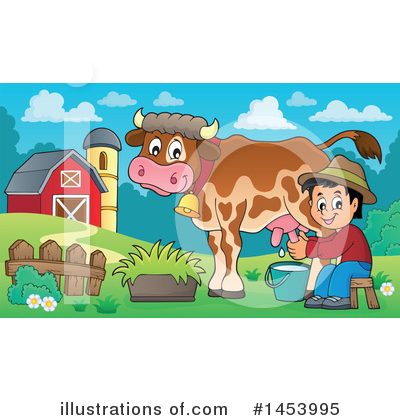 Cow Clipart #1453995 by visekart