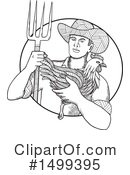 Farmer Clipart #1499395 by patrimonio