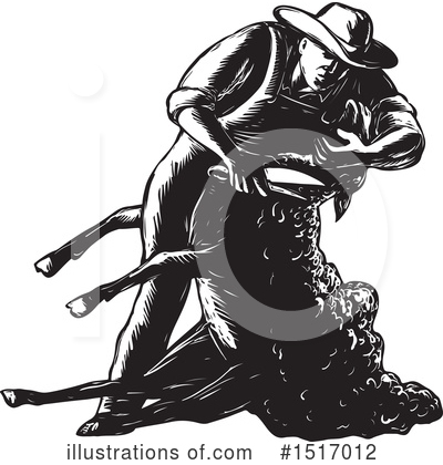 Royalty-Free (RF) Farmer Clipart Illustration by patrimonio - Stock Sample #1517012