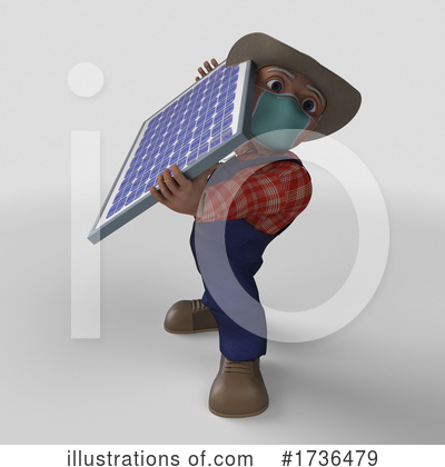 Solar Panel Clipart #1736479 by KJ Pargeter