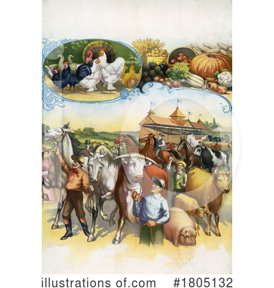 Royalty-Free (RF) Farmer Clipart Illustration by JVPD - Stock Sample #1805132