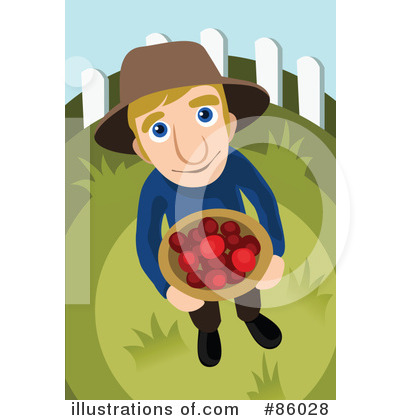 Royalty-Free (RF) Farmer Clipart Illustration by mayawizard101 - Stock Sample #86028