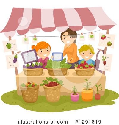 Royalty-Free (RF) Farmers Market Clipart Illustration by BNP Design Studio - Stock Sample #1291819