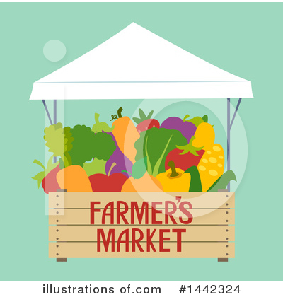Royalty-Free (RF) Farmers Market Clipart Illustration by BNP Design Studio - Stock Sample #1442324