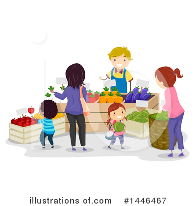 Royalty-Free (RF) Farmers Market Clipart Illustration by BNP Design Studio - Stock Sample #1446467