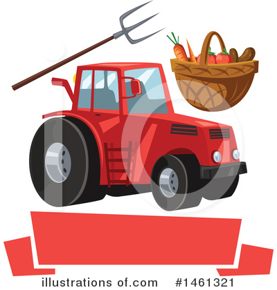 Tractor Clipart #1461321 by Vector Tradition SM