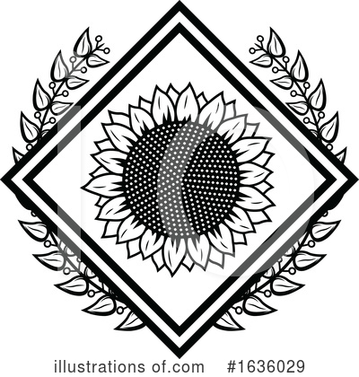 Sunflower Clipart #1636029 by Vector Tradition SM