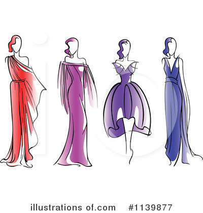 Royalty-Free (RF) Fashion Clipart Illustration by Vector Tradition SM - Stock Sample #1139877