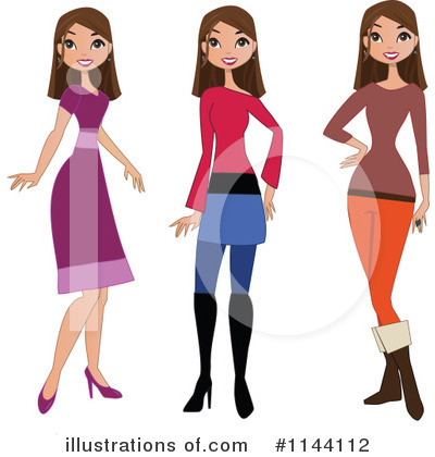 Royalty-Free (RF) Fashion Clipart Illustration by peachidesigns - Stock Sample #1144112