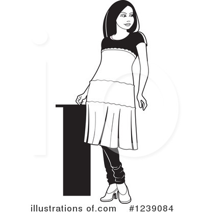 Dress Clipart #1239084 by Lal Perera