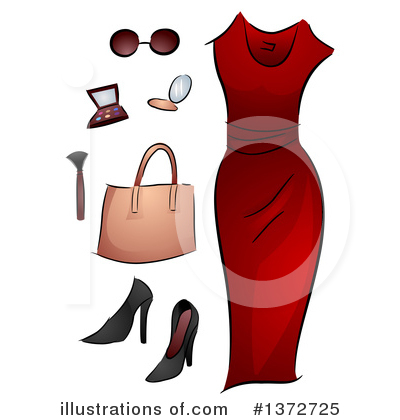 Royalty-Free (RF) Fashion Clipart Illustration by BNP Design Studio - Stock Sample #1372725