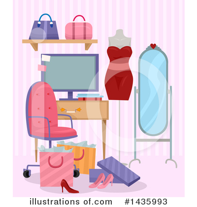 Online Shopping Clipart #1435993 by BNP Design Studio