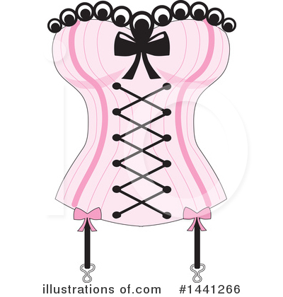 Corset Clipart #1441266 by Maria Bell