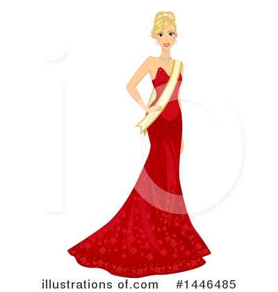 Gown Clipart #1446485 by BNP Design Studio