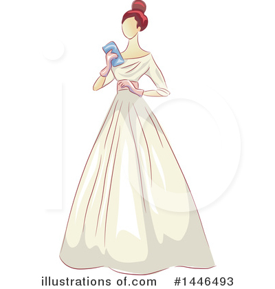 Gown Clipart #1446493 by BNP Design Studio