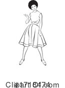 Fashion Clipart #1718474 by Lal Perera