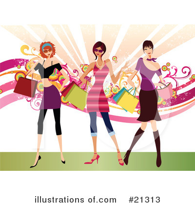 Royalty-Free (RF) Fashion Clipart Illustration by OnFocusMedia - Stock Sample #21313