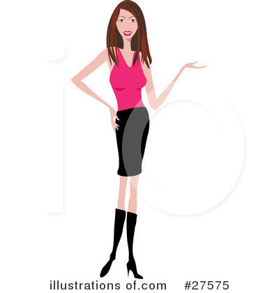 Royalty-Free (RF) Fashion Clipart Illustration by KJ Pargeter - Stock Sample #27575