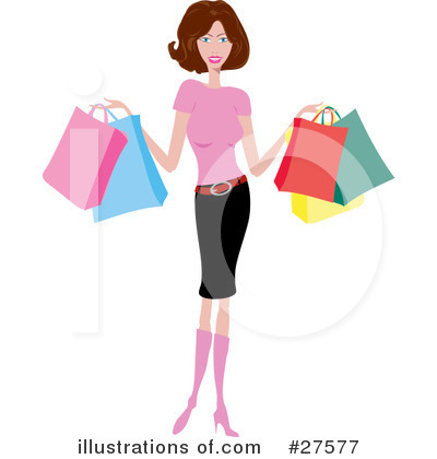 Shopping Clipart #27577 by KJ Pargeter