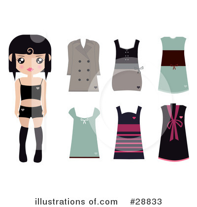 Clothes Clipart #28833 by Melisende Vector