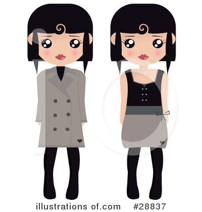 Royalty-Free (RF) Fashion Clipart Illustration by Melisende Vector - Stock Sample #28837