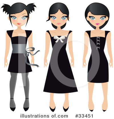 Royalty-Free (RF) Fashion Clipart Illustration by Melisende Vector - Stock Sample #33451