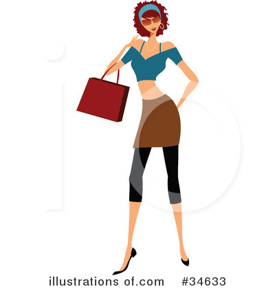 Royalty-Free (RF) Fashion Clipart Illustration by OnFocusMedia - Stock Sample #34633