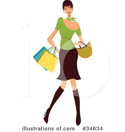 Royalty-Free (RF) Fashion Clipart Illustration by OnFocusMedia - Stock Sample #34634