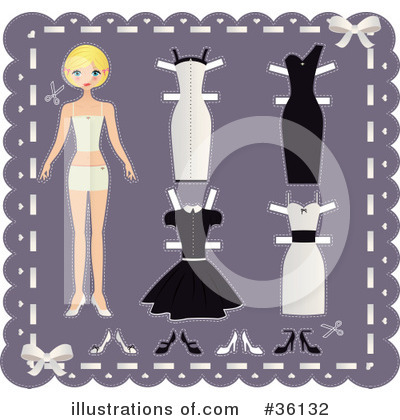 Royalty-Free (RF) Fashion Clipart Illustration by Melisende Vector - Stock Sample #36132