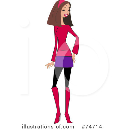 Royalty-Free (RF) Fashion Clipart Illustration by peachidesigns - Stock Sample #74714
