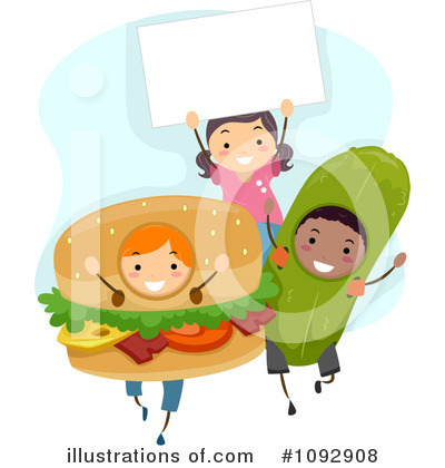 Royalty-Free (RF) Fast Food Clipart Illustration by BNP Design Studio - Stock Sample #1092908