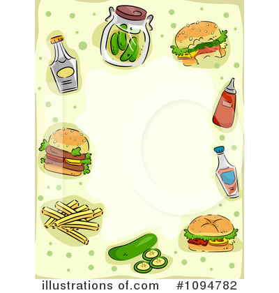 Royalty-Free (RF) Fast Food Clipart Illustration by BNP Design Studio - Stock Sample #1094782