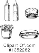 Fast Food Clipart #1352282 by Vector Tradition SM