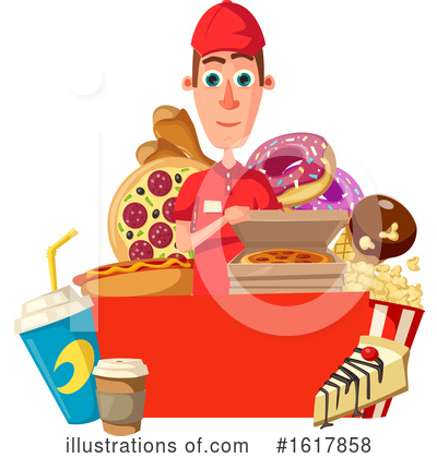 Royalty-Free (RF) Fast Food Clipart Illustration by Vector Tradition SM - Stock Sample #1617858