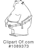 Fat Clipart #1089373 by djart