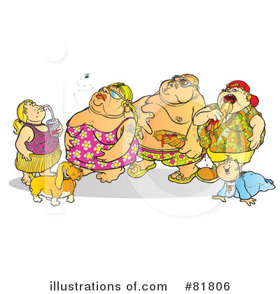 Royalty-Free (RF) Fat Clipart Illustration by Snowy - Stock Sample #81806