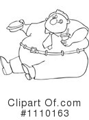 Fat Man Clipart #1110163 by djart