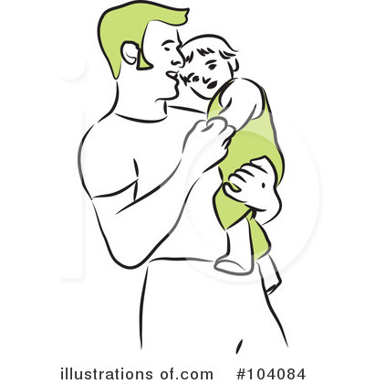 Royalty-Free (RF) Father Clipart Illustration by Prawny - Stock Sample #104084