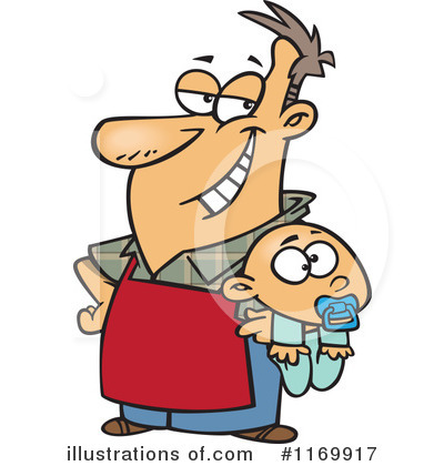 Royalty-Free (RF) Father Clipart Illustration by toonaday - Stock Sample #1169917
